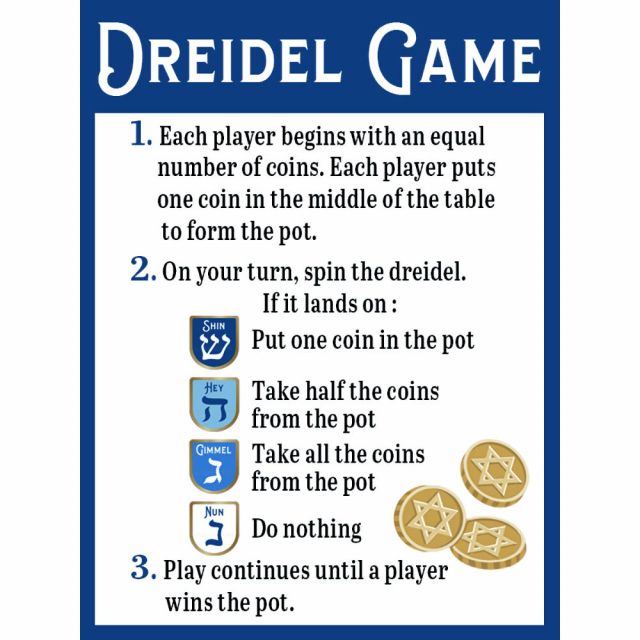 Dreidel Game Charm
