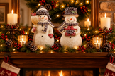 Sparkle Tabletop Snowman