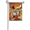 Chipmunk Thanksgiving garden flag