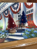 4th of July Bottle Brush Trees