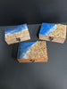Handmade wooden ocean and beach trinket box