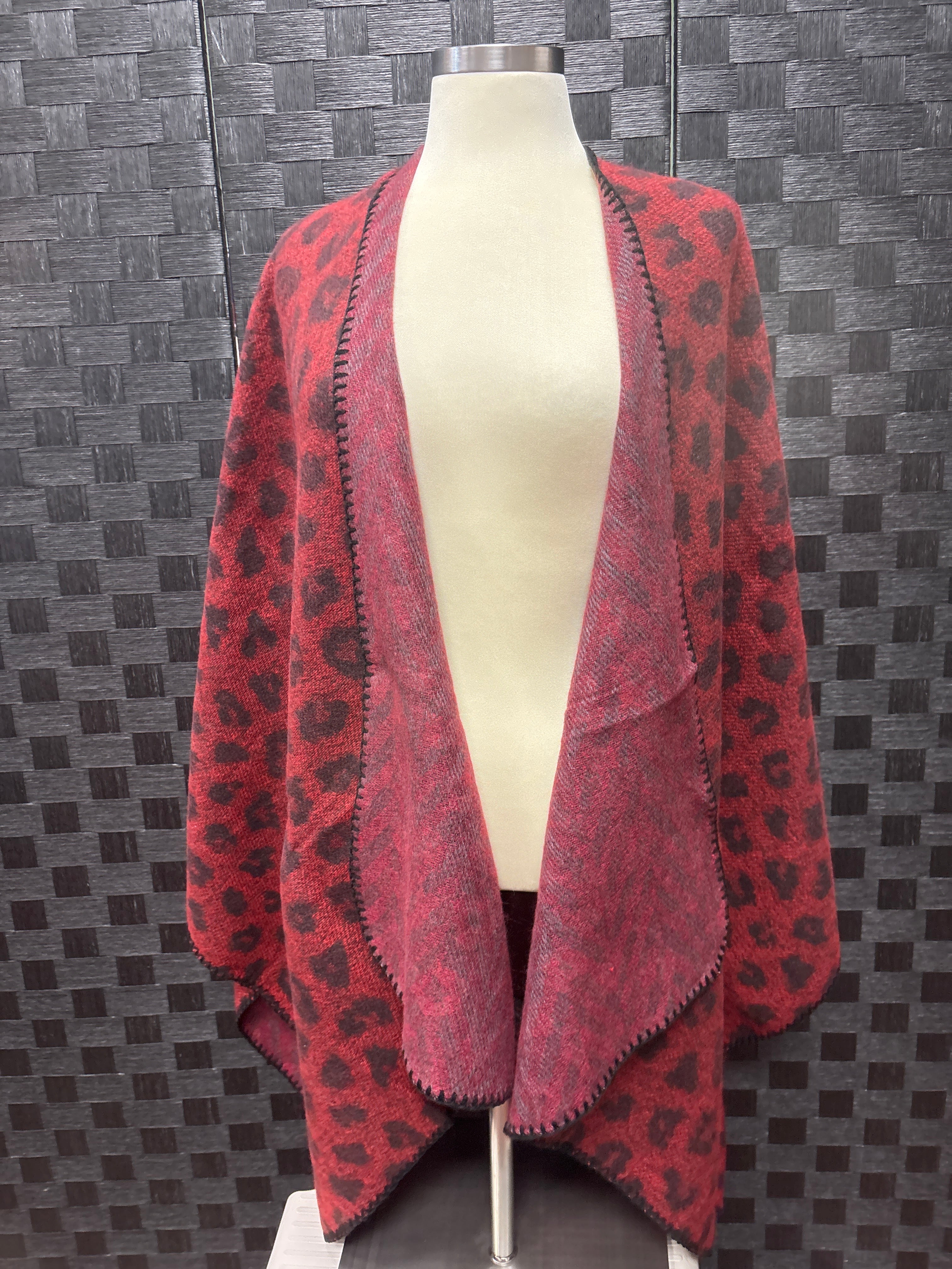 Crosshatch oversized scarf