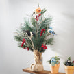 Tabletop Christmas Tree with Burlap Base