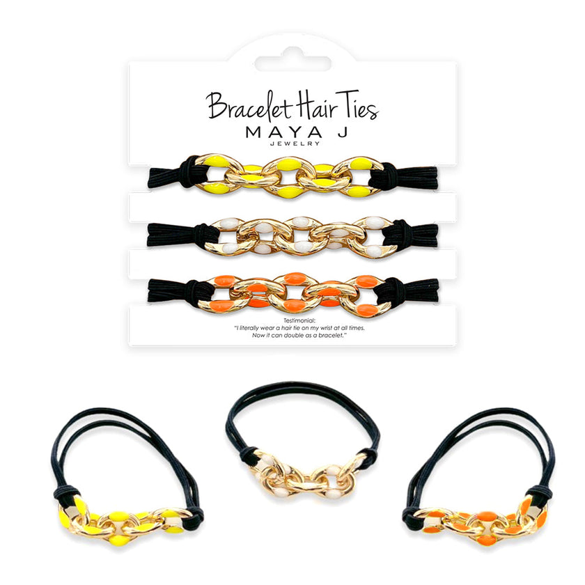 Maya J 3 piece Hair Tie Bracelets