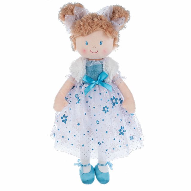 Plush Snowflake Rag Doll