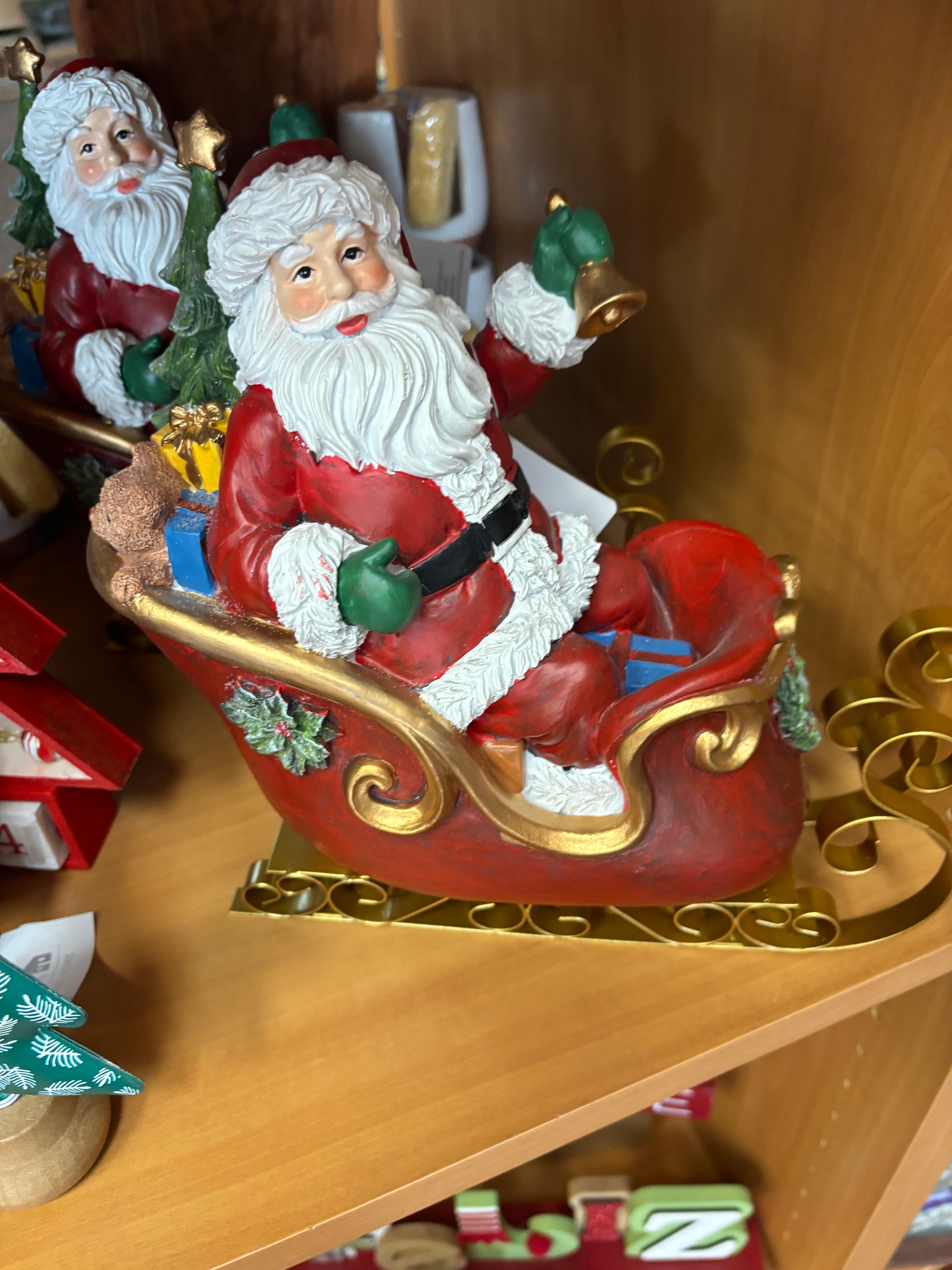 Santa On Sleigh