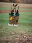 Scarecrow pants double wine bottle holder