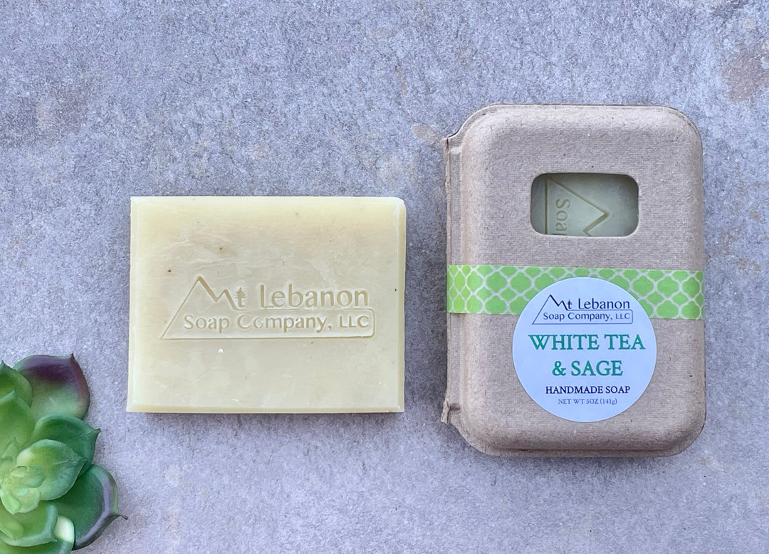 Mt. Lebanon Homemade White Tea & Sage Soap