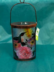 Humming Bird hand painted solar lantern