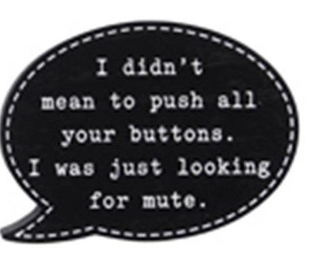 Wooden comical thought bubble plaques