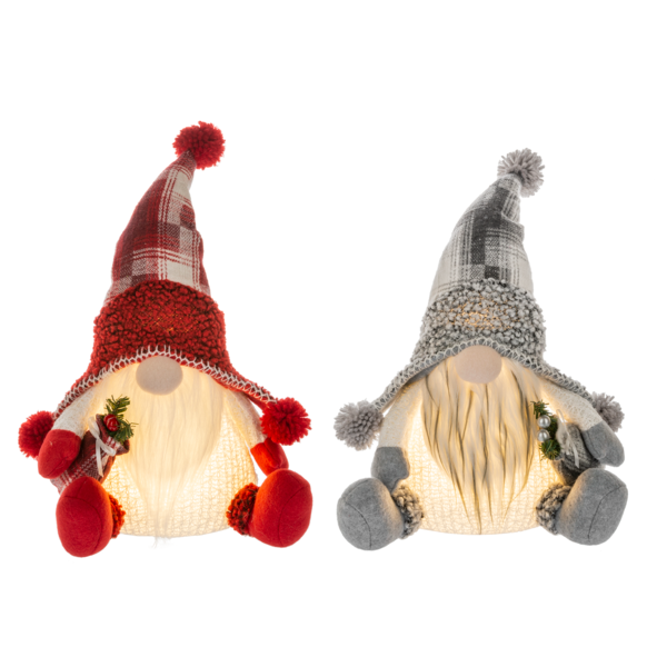 LED Sitting Christmas Gnome