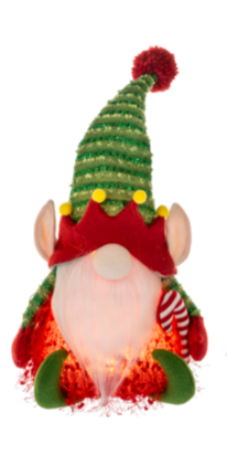LED Holiday Friend Gnome