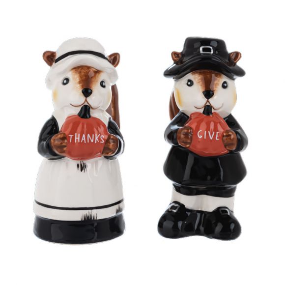 Pilgram Salt and Pepper Shakers