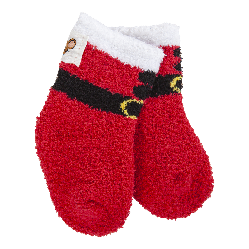 Holiday Snug Infant Cozy Crew Socks-0-12mos