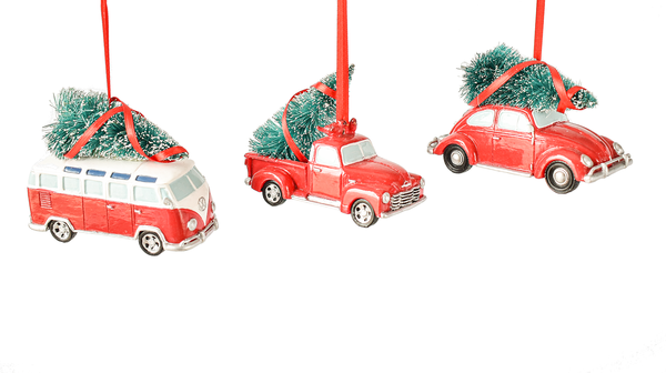 Retro Vehicle Ornament
