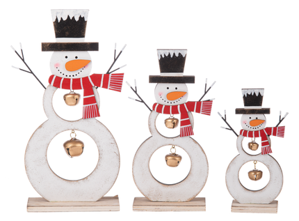 Snowman w/Jingle Bell Figurine