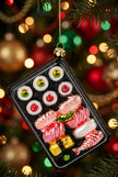 Glass Sushi Box Ornament