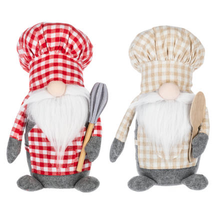 Gnome Baking Figurine