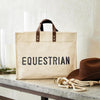 Equestrian Canvas Tote