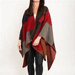 Color Block Reversible Poncho