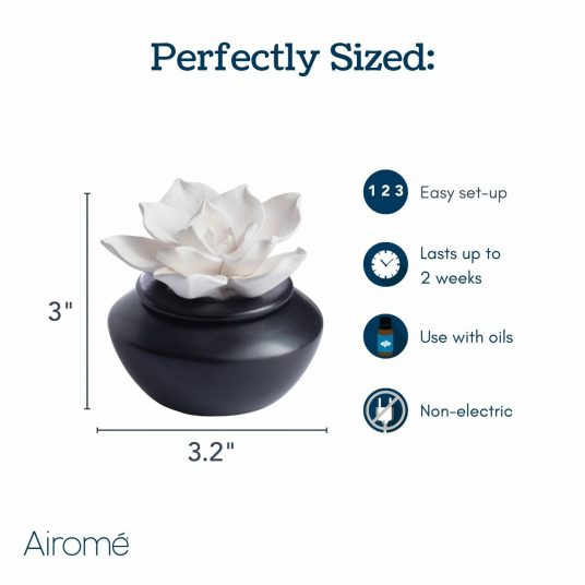 Gardenia Porcelain Passive Diffuser by Airome