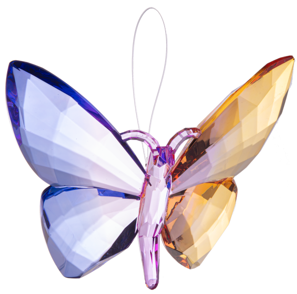 Vivid Chrystal Expressions Hanging Butterflies