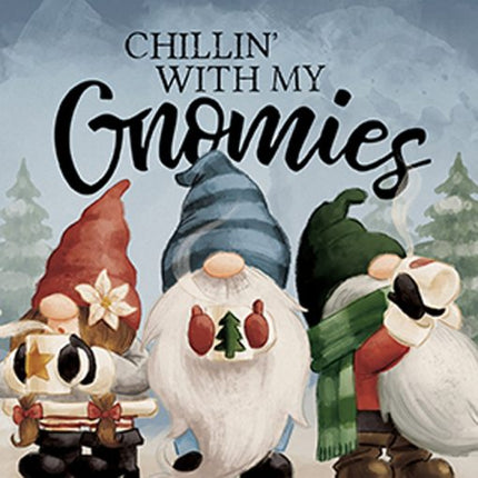 Christmas Gnome Stone Coaster Set-4 pieces