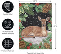 Christmas Deer Garden Flag