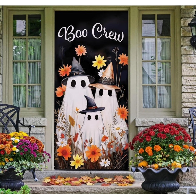 Ghost Family Door Cover