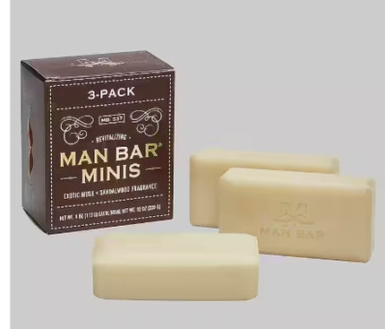 San Francisco Soap Co. Man Bar Minis Silver Sage & Bergamot Fragrance