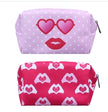 Heart makeup bag