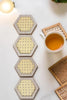 Natural Wood Coaster set