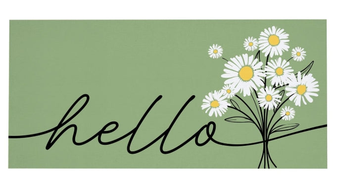 Hello Dainty Daisies Sassafras Switch Mat