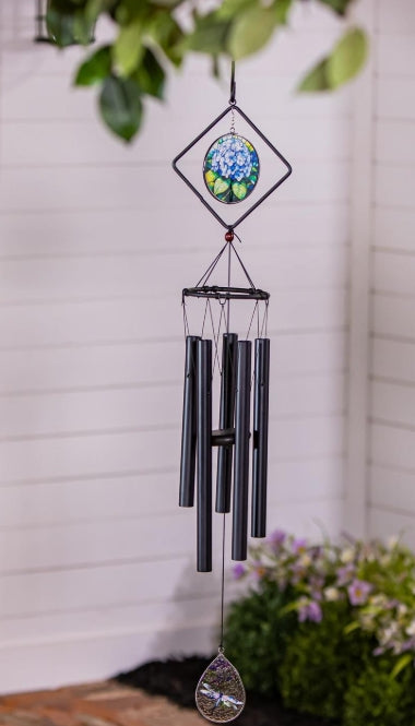 Hand tuned Hydrangeas wind chime