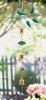 Metal Bird and Bell Wind Chime