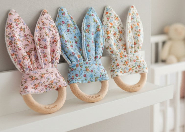Bunny ears crinkle toy