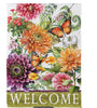 Dahlia Botanica Suede Garden Flag