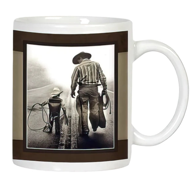 Cowboy and son Mug