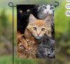 Cats Garden Flag