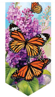 Lilac & Butterfly Suede Everlasting Impression Flag
