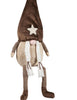 Winter Grove Fabric Gnome with Star Embellished Hat