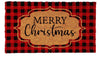 Buffalo Check Christmas Coir Mat