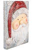 Traditional Santa Indoor Wall Decor, LED MGO Textured