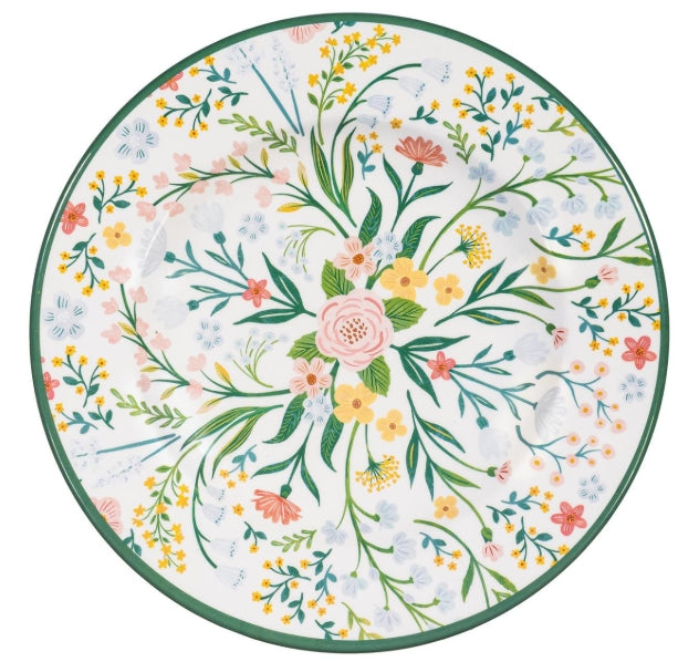 Floral Melamine Salad Plate, 8