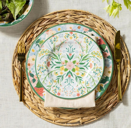 Floral Melamine Salad Plate, 8