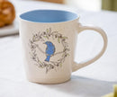 Ceramic Artisanal, Blue Bird Coffee Mug, 11oz, Gift Box