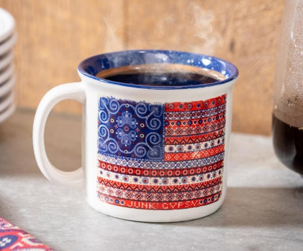 Americana BOHO by JG, Flag Camper Cup, 16oz