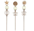 Glow in the dark metal plant stakes