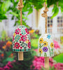 Mosaic Glass Garden Bells
