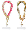 Braided Phone Wristlet with Pearls